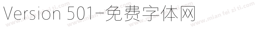 Version 501字体转换